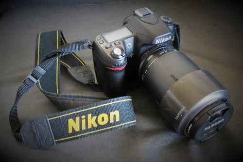 Camara Reflex Nikon D80 7k Con Lente Tamron 70-300 Af Funda