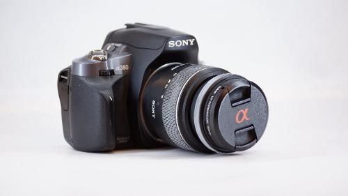 Camara Sony &380 + Kit Completo De Lentes Y Flash!!