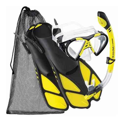 Combo Buceo Snorkel Cressi Prius Mascara / Aletas / Snorkel