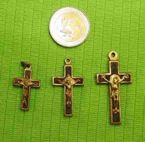 Crucifijo Antiguos Dije Medalla Religiosa (g11) -c51-