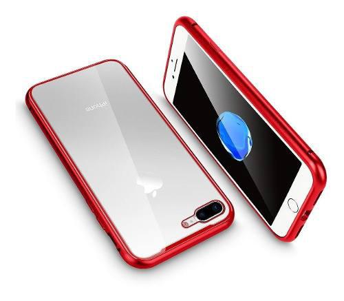 Funda Magnetica Metalica iPhone 7 8 Plus Xs Max Xr Baseglass