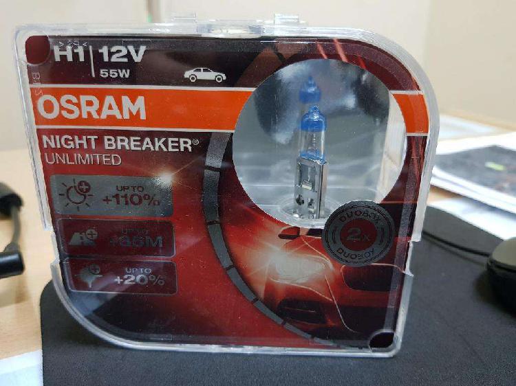 Lamparas H1 Osram Night Breaker Unlimited 12v 55w-No Permuto