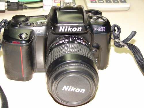 Maquina Fotos Nikon F-601 Lente 35-80 Y Zoom Sigma 28 - 200