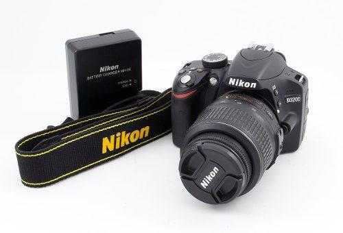 Nikon D3200 Con Lente 18-55 Vr Impecable