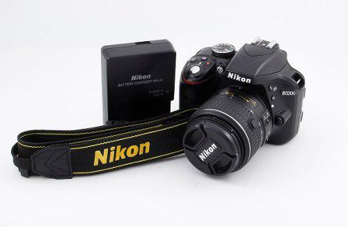 Nikon D3300 Con Lente 18-55 Vr Impecable