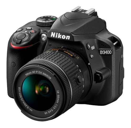 Nikon D3400 Lente 18-55vr, Tripode Profesional, 32gb + Bolso