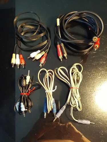Accesorio Cables Audio 1.20, 1.50y Aud.-video.1.20 Y 1,50 M