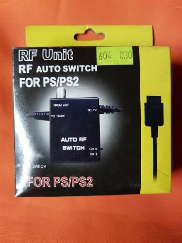 Adaptador Rf Auto Switch Para Audio Y Video Ps1 Y Ps2