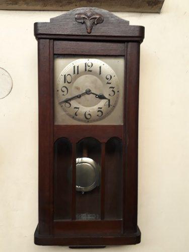 Antiguo Reloj De Pared Con Media Soneria