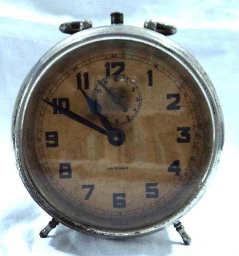 Antiguo Reloj Despertador Casa Escasany Aleman Funcionando