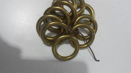 Argollas 22 Mm De Bronce Pulido 10 Un Artesanías Sogueros