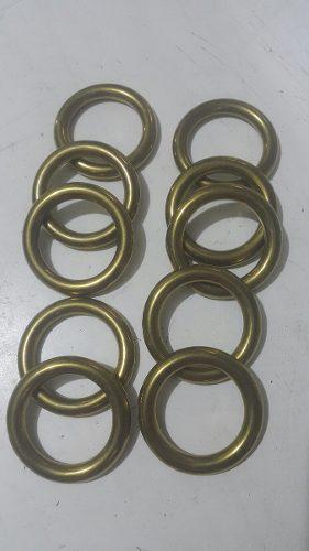 Argollas 38 Mm De Bronce Pulido 10 Un Artesanías Sogueros