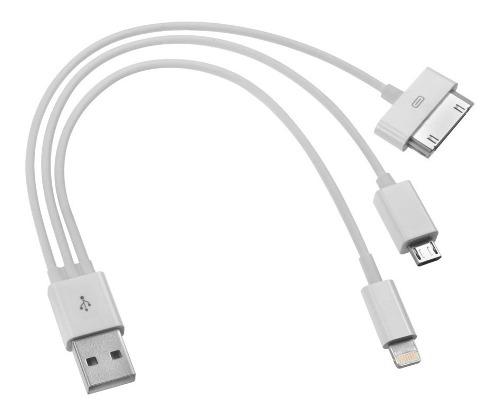 Cable 3 - 1 Lightning Micro Usb iPad 30 Y 8 Pins Sony Xiaomi