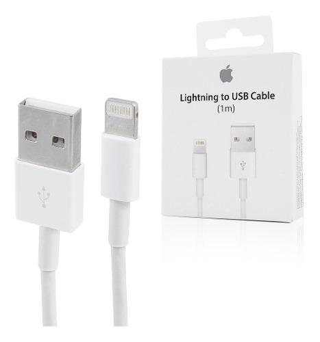 Cable Original iPhone 5 6 7 8 Plus X Xr Cargador Lightning