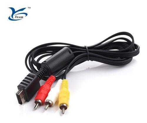 Cable Rca Av Audio Y Video Playstation Ps1 Ps2 Ps3 X 10uds