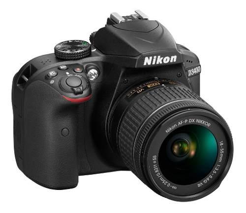 Camara Nikon D3400 + 18-55 Vr Kit + Correa Original