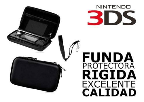 Funda Rigida Nintendo 3ds Dslite Dsi Color Negra Playfect