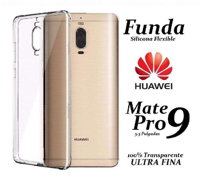 Funda Tpu Cover Silicona Flexible Huawei Mate 9 Pro Rosario
