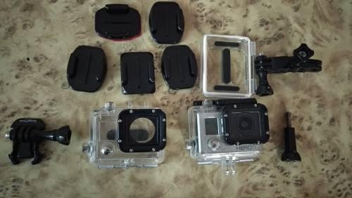 Go Pro 3 + Accesorios + Cable + 32gb De Memoria