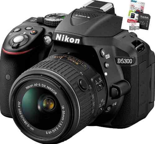 Nikon D5300 Kit 18-55vr Wifi Memoria En Stock !!!