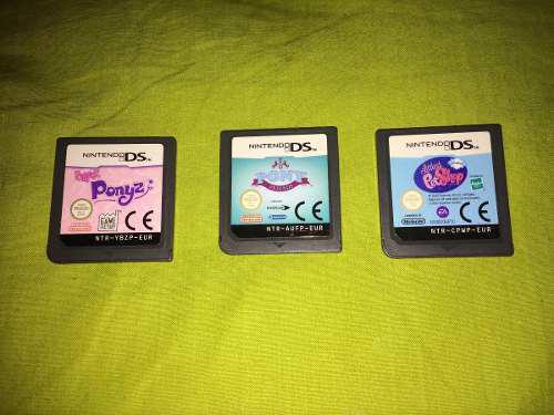 Pack 3 Juegos De Nintendo Ds Para Niñas
