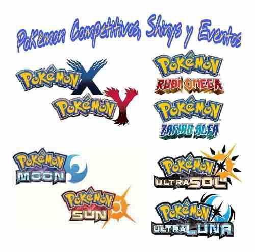Pokemon Competitivos X6u (usum, Sm, Oras, Xy)