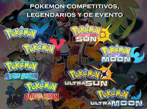 Pokemon Competitivos Y De Evento (xy, Oras, Sm, Usum)