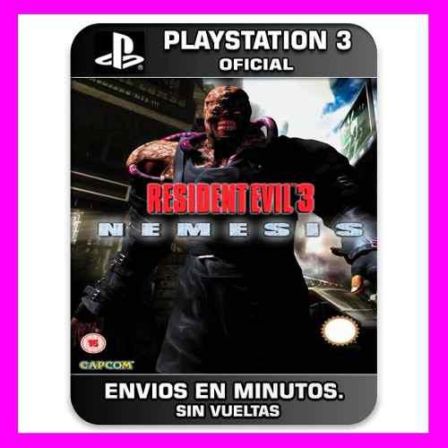 Resident Evil 3 Nemesis Ps3 30% Off