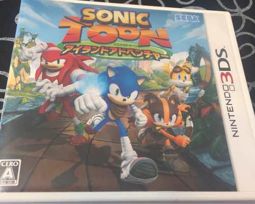Sonic Toon. Nintendo 3ds