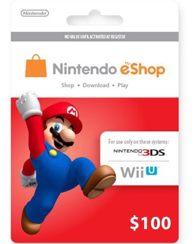 Tarjeta Nintendo Eshop - U$ 100 - Southgames