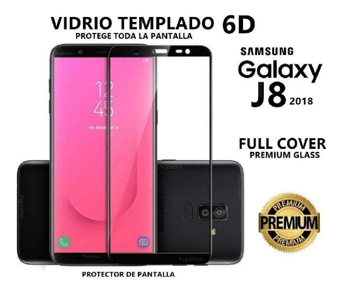 Vidrio Templado 6d Full Premium Samsung J8 2018 Rosario