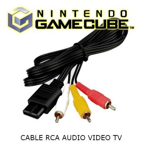 Cable Audio Video Conexión Tv Gamecube
