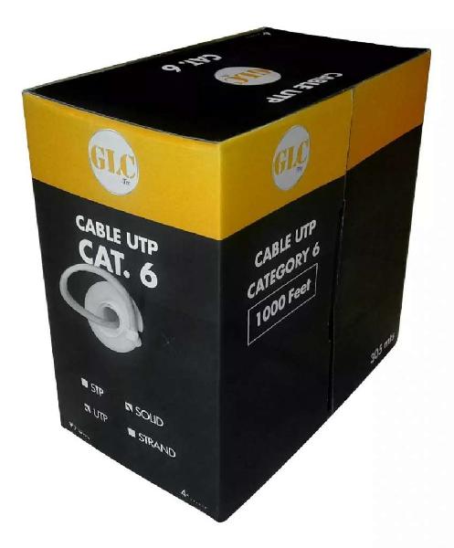 Caja de Cable UTP Cat 6 Interior 305 mts. Stock de 7 cajas