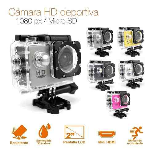 Camara Deportiva Go Video Full Hd 1080p Lcd Pro Sumergible