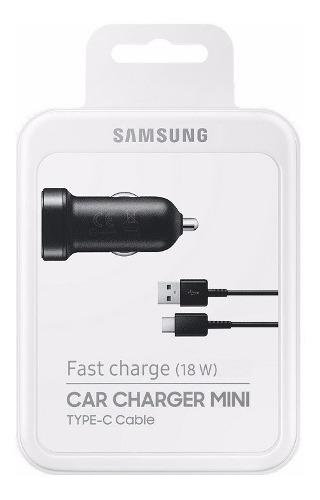 Cargador Auto Samsung Original Galaxy S8 S9 S10 Plus Rapido