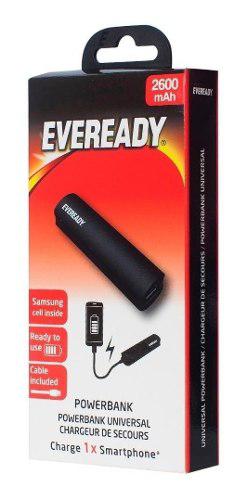 Cargador Bateria Portatil Eveready Power Bank Li-ion 2600