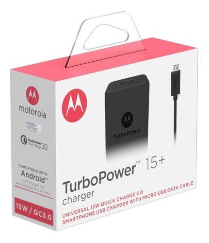Cargador Motorola Tipo C Turbo Power G6 G7 Plus Z3 Play One