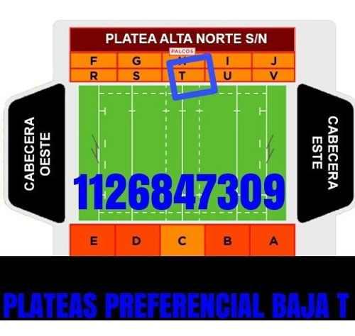 Entradas Los Pumas Vs All Blacks Plate - Preferencial - T