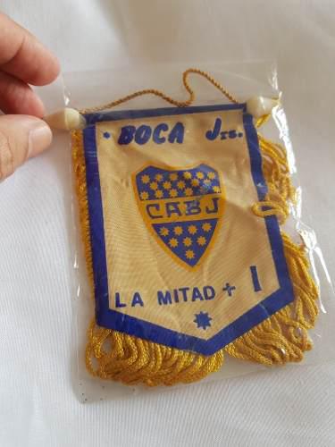 Lote Boca Juniors Banderin Retro Y Entrada Boca River