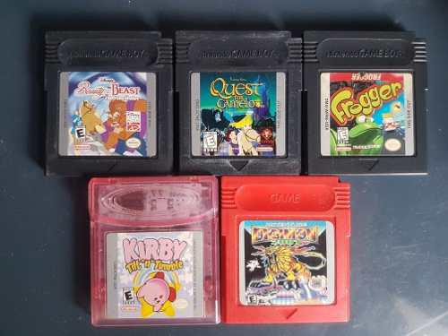 Lote De 5 Juegos Gbc Y 1 De Gba