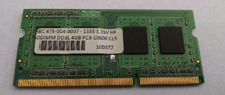 Memoria Sodimm DDR3L 4GB