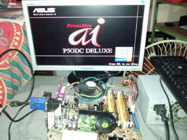 Placa base Asus P5GDC Deluxe con Procesador y Memoria 2gb