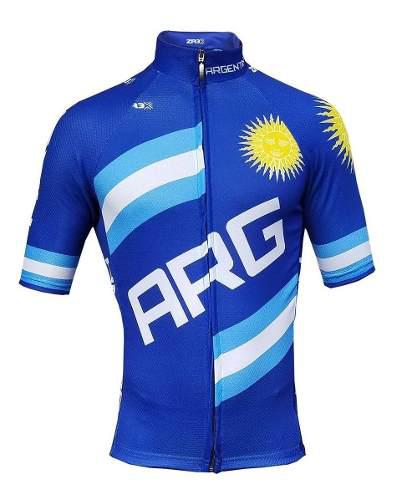 Remera Ciclismo Argentina Jersey Ciclismo Antitranspirante