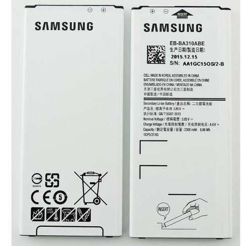 Bateria Samsung A3 2016 100% Original Garantia 6