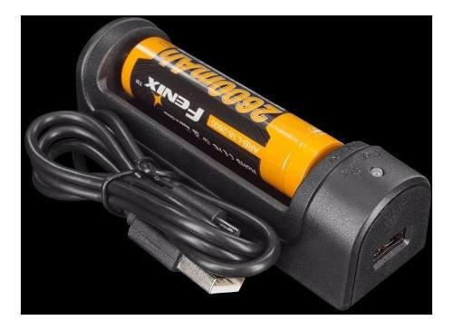 Cargador Bateria Pila Fenix Are X1 Set + Pila 18650 2600mah