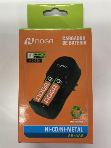 Cargador De Baterias Aa Y Aaa Noga Ng-516