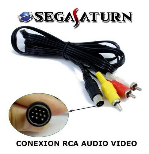 Conexion Rca Audio Video Sega Saturn