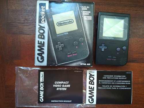 Consola Game Boy Pocket Negro - Caja Original - Envio Gratis