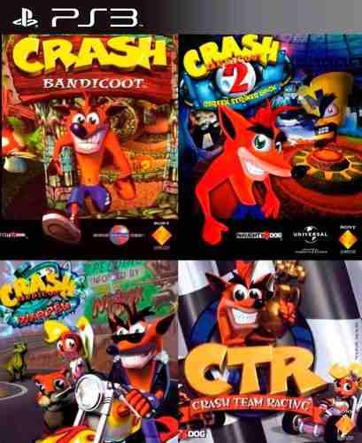 Crash Bandicoot Ps3 | Incluye 4 Juegos De Crash