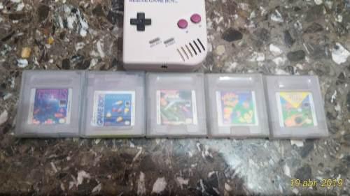 Game Boy Classic Y 5 Juegos